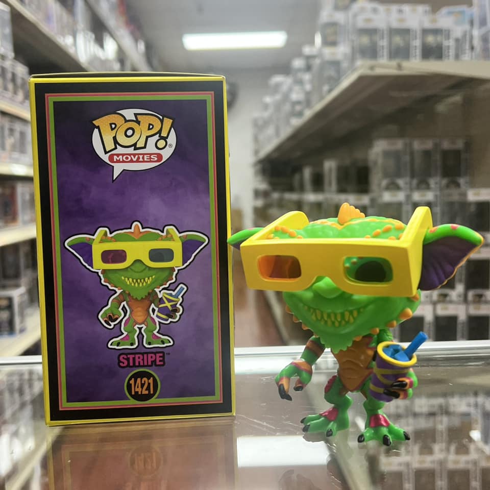 Funko Pop Horror Movies : GREMILINS GREMILIN with 3D GLASSES (Black Light) Vinyl Figure ENTERTAINMENT EARTH EXCLUSIVE