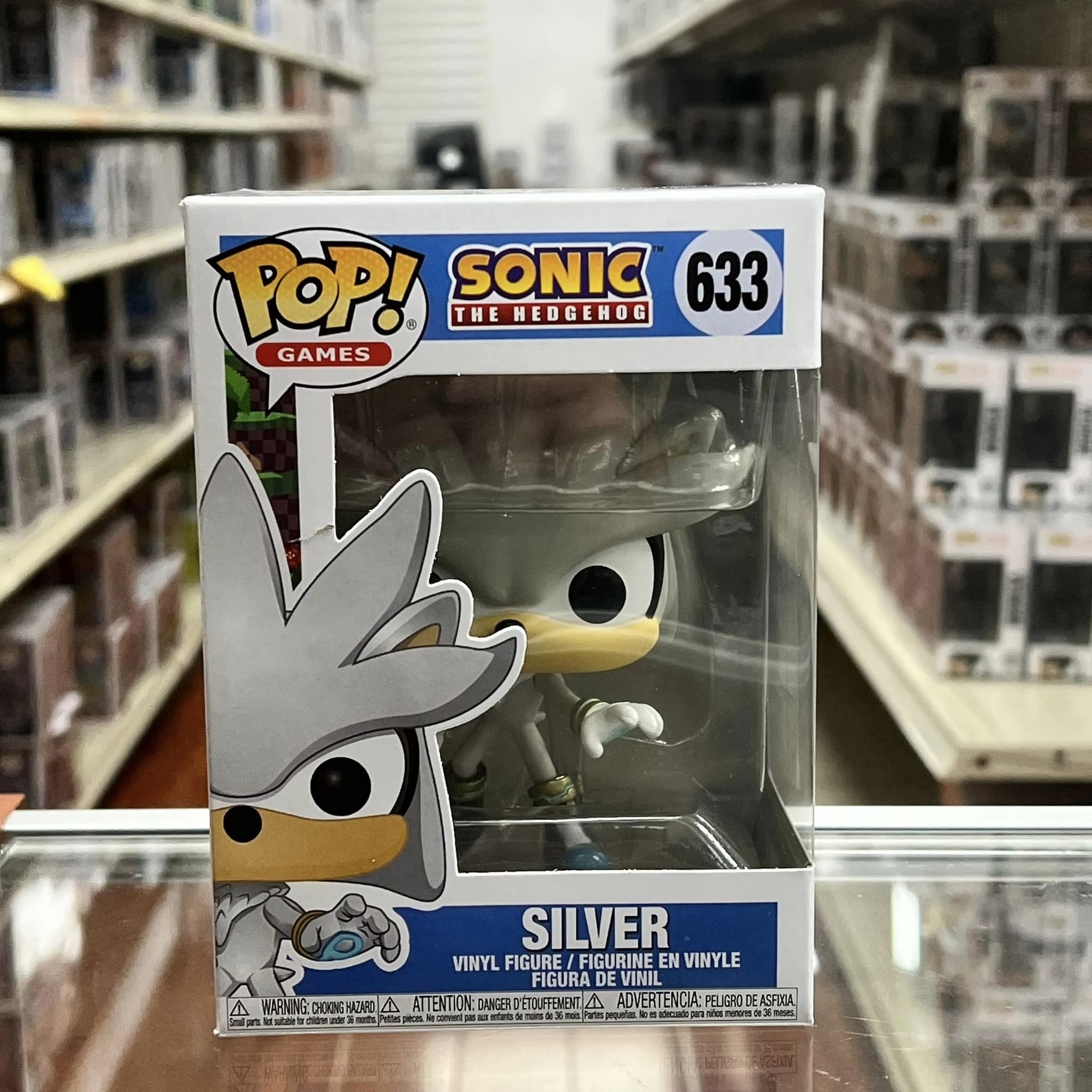 Funko Pop! Games: Sonic The Hedgehog: SILVER Vinyl Figure #633
