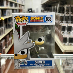 Funko Pop! Games: Sonic The Hedgehog: SILVER Vinyl Figure #633