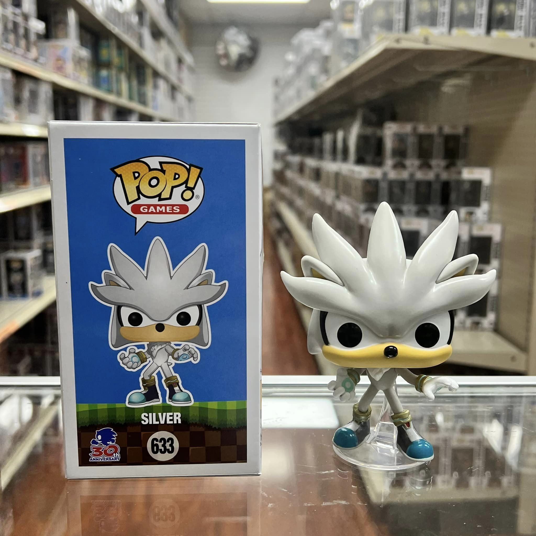 Funko Pop! Games: Sonic The Hedgehog: SILVER Vinyl Figure #633