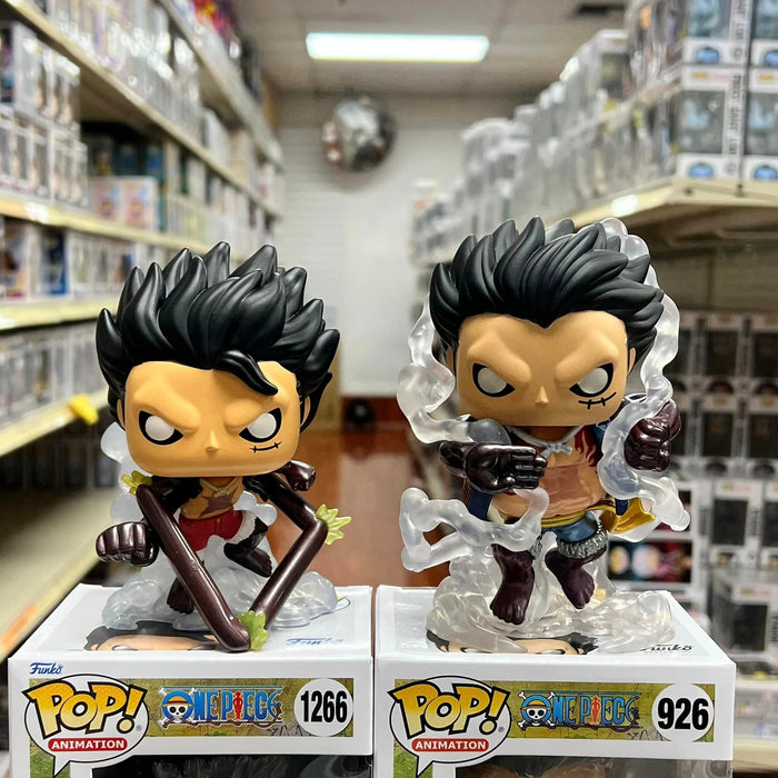Funko POP! One Piece SNAKE-MAN LUFFY & LUFFY GEAR 4 Vinyl Figure with protector