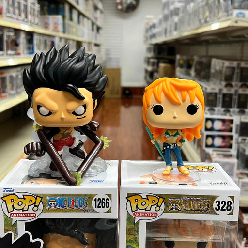 Funko POP! One Piece SNAKE-MAN LUFFY & NAMI Vinyl Figure with protector