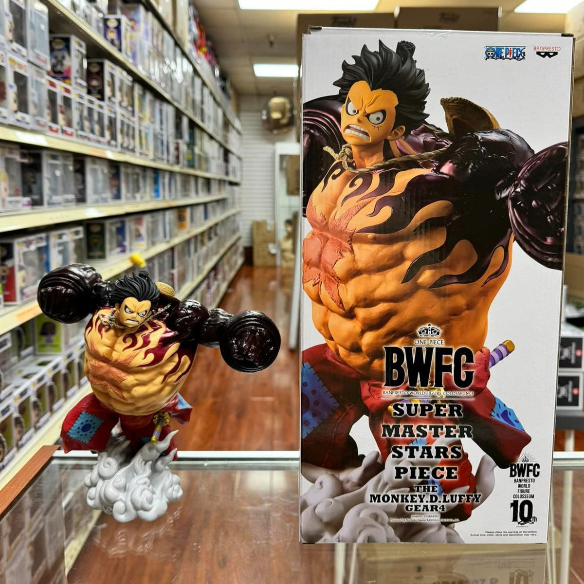 Banpresto One Piece, Monkey d. Luffy Gear 4 Figure, Super Master Stars  Piece Ver. b, Bandai em Promoção na Americanas
