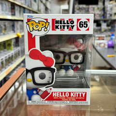 Funko Pop! Sanrio: - Hello Kitty (NERD) Vinyl Figure #65