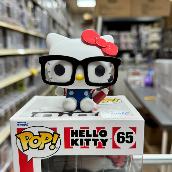 Funko Pop! Sanrio: - Hello Kitty (NERD) Vinyl Figure #65