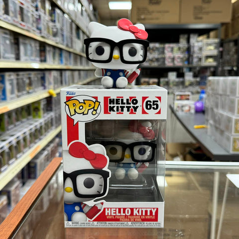 Funko Pop! Sanrio: - Hello Kitty (NERD) Vinyl Figure #65