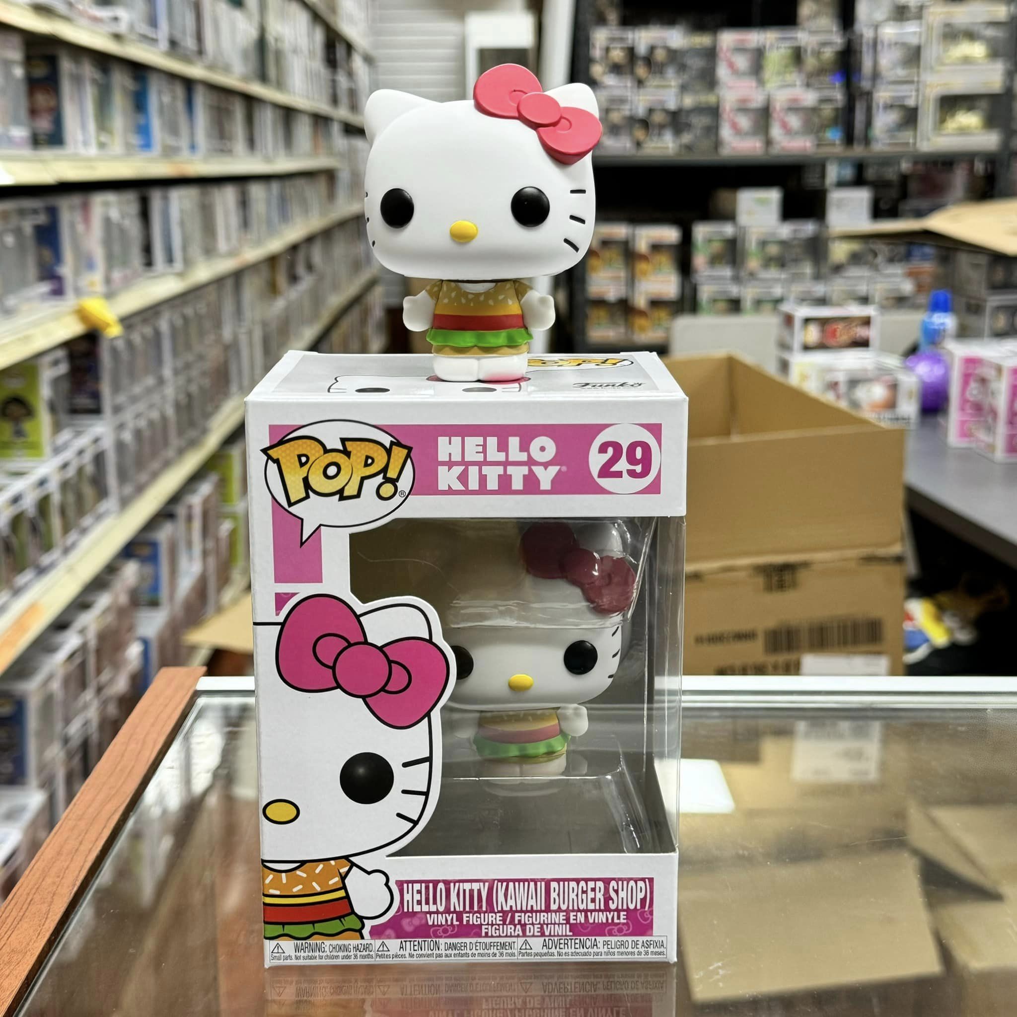 Funko Pop! Sanrio: - Hello Kitty (Kawaii Burger Shop) Vinyl Figure #29