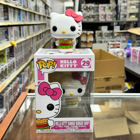 Funko Pop! Sanrio: - Hello Kitty (Kawaii Burger Shop) Vinyl Figure #29