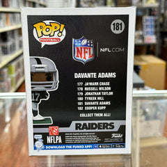 FUNKO POP! FOOTBALL RAIDERS: DAVANTE ADAMS Vinyl Figure #181