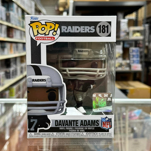 FUNKO POP! FOOTBALL RAIDERS: DAVANTE ADAMS Vinyl Figure #181
