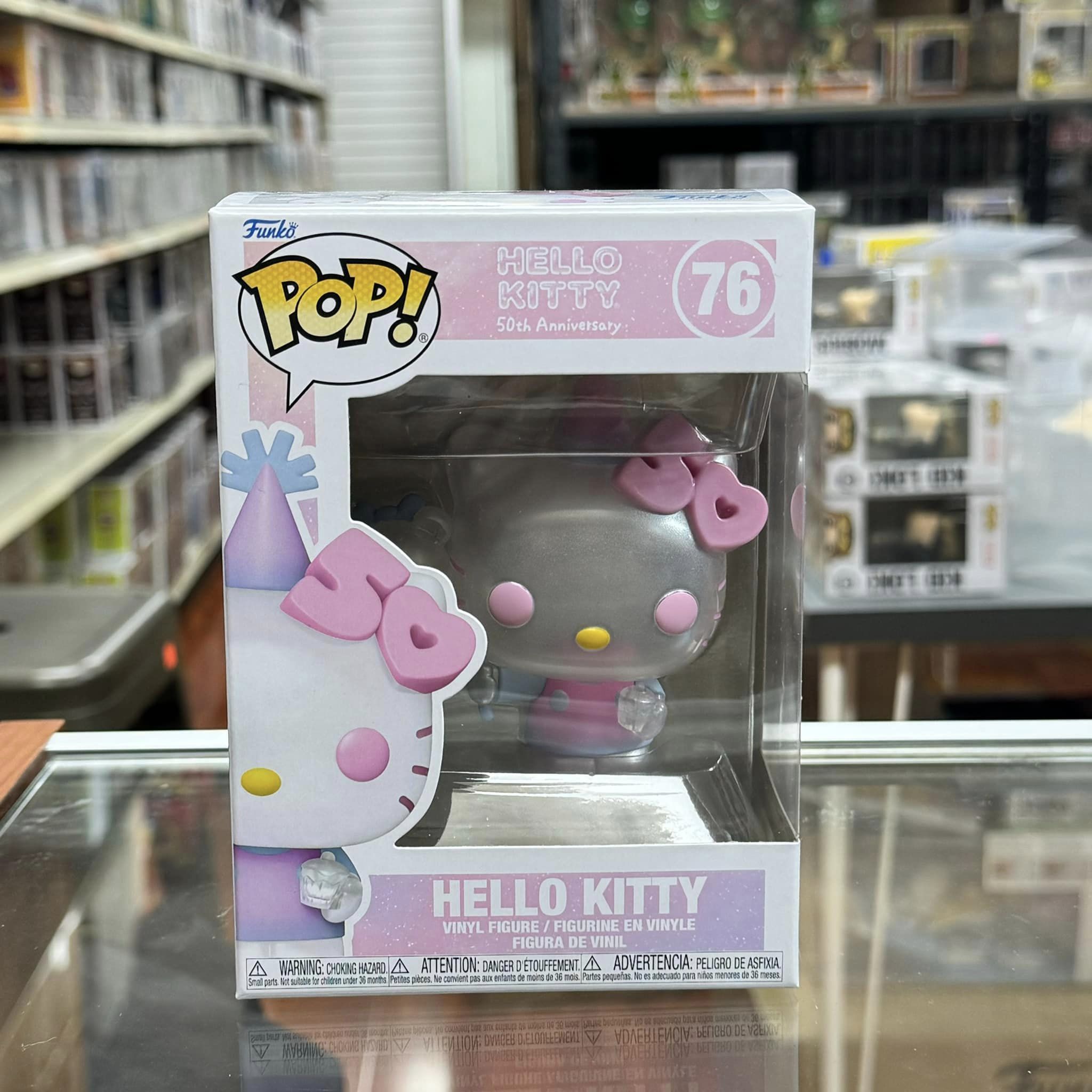 Funko Pop! 50th Anniversary: Hello Kitty With Balloon Pearlescent Vinyl Figure