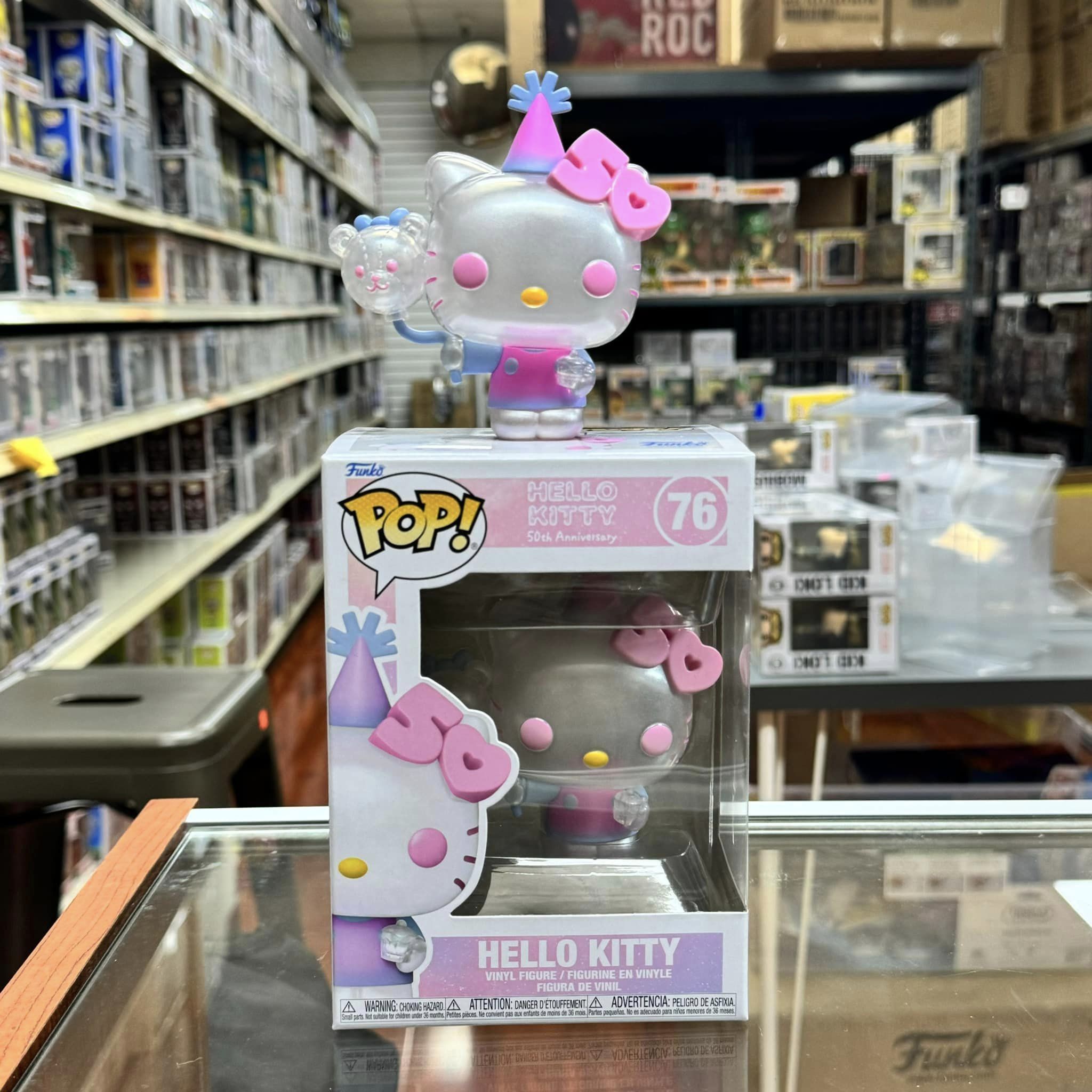 Funko Pop! 50th Anniversary: Hello Kitty With Balloon Pearlescent Vinyl Figure