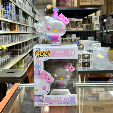 Funko Pop! 50th Anniversary: Hello Kitty With Balloon Pearlescent Vinyl Figure