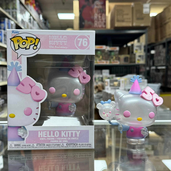 Funko Pop! 50th Anniversary: Hello Kitty With Balloon Pearlescent Vinyl Figure