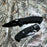 Tac-Force Assisted Opening Black Saber Hunting Survival Pocket Knife