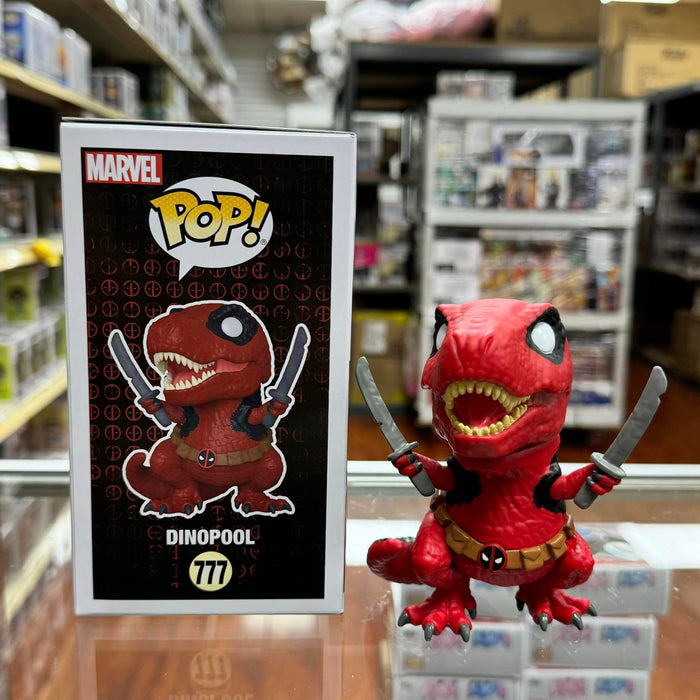 Funko Pop! Marvel: Deadpool: DINOPOOL Bobble-Head Figurine #777