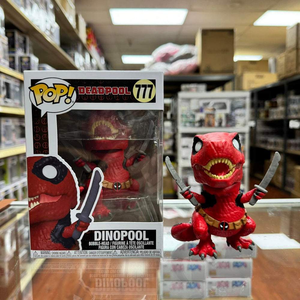 Funko Pop! Marvel: Deadpool: DINOPOOL Bobble-Head Figurine #777