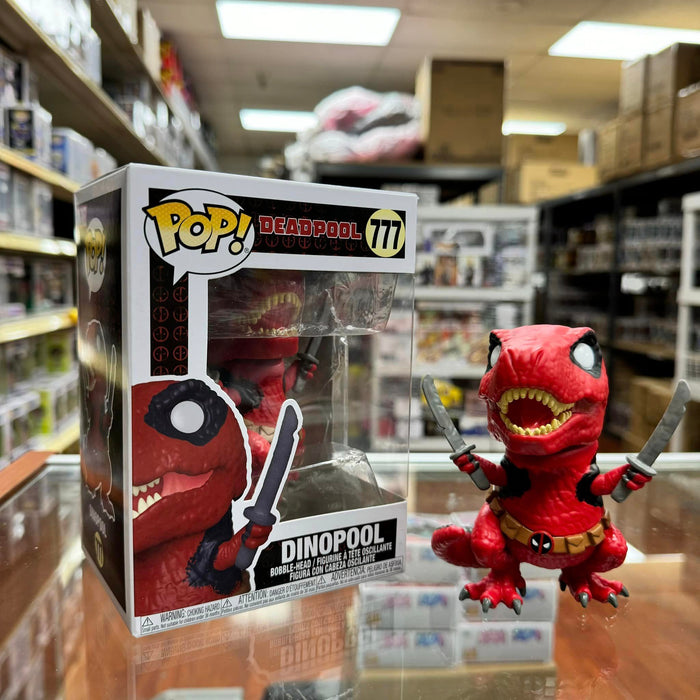 Funko Pop! Marvel: Deadpool: DINOPOOL Bobble-Head Figurine #777