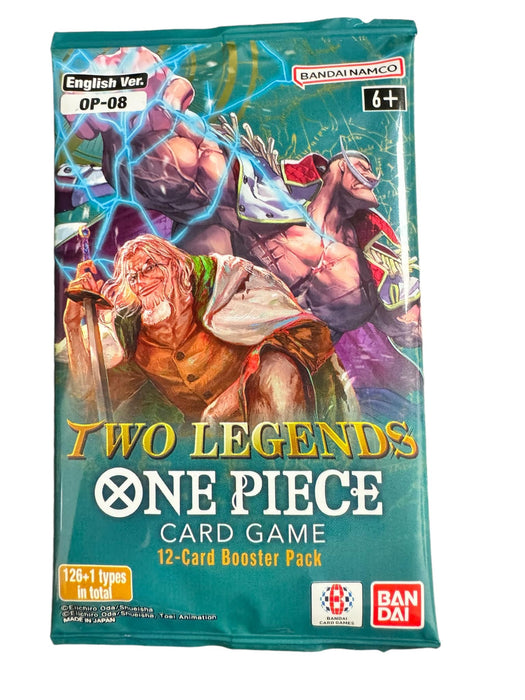 BANDAI NAMCO TWO LEGENDS: ONE PIECE Trading Cards - Booster Pack x1 (12 Cards per pack)