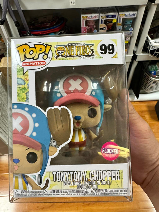 Funko Pop! Animation: One Piece - Tony Tony. Chopper #99 Vinyl Figure (FLOCKED)