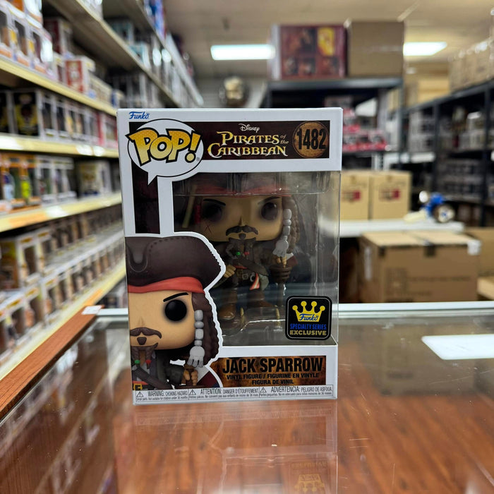 Funko POP! Disney Pirates of The Caribbean Jack Sparrow Vinyl Figure #1482 SPECIALTY SERIES EXCLUSIVE