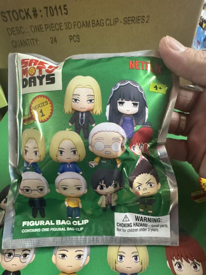 Monogram: 3D Figural Bag Clip Sakamoto Series 1 Mystery Pack [1 RANDOM Figure]