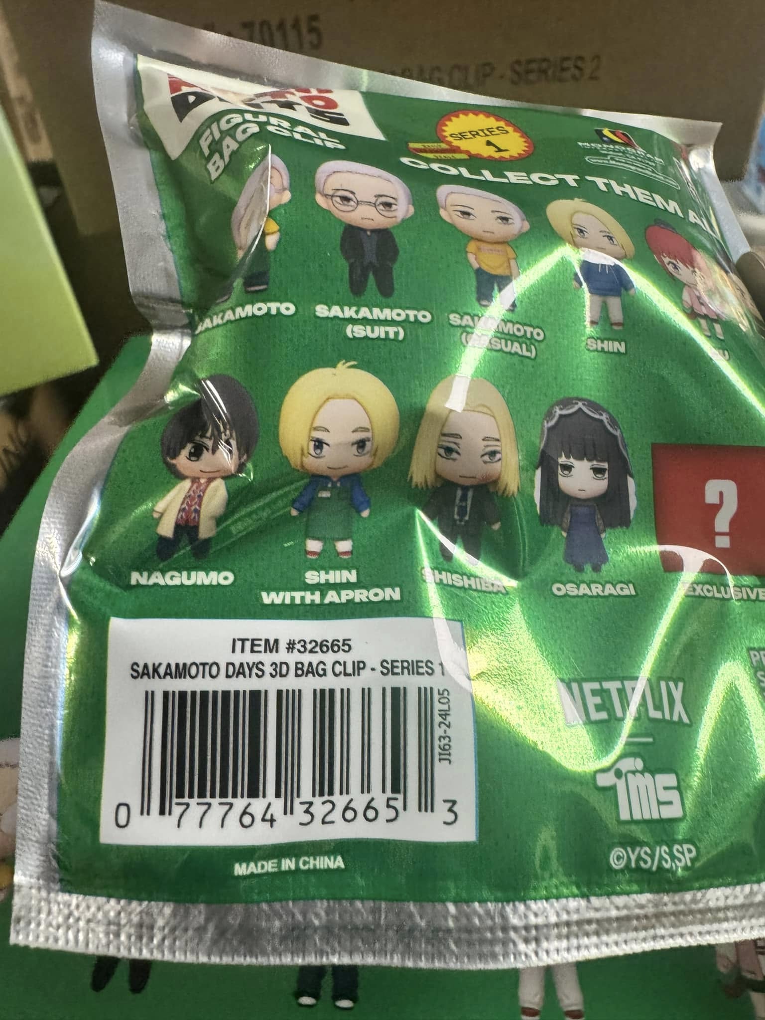 Monogram: 3D Figural Bag Clip Sakamoto Series 1 Mystery Pack [1 RANDOM Figure]