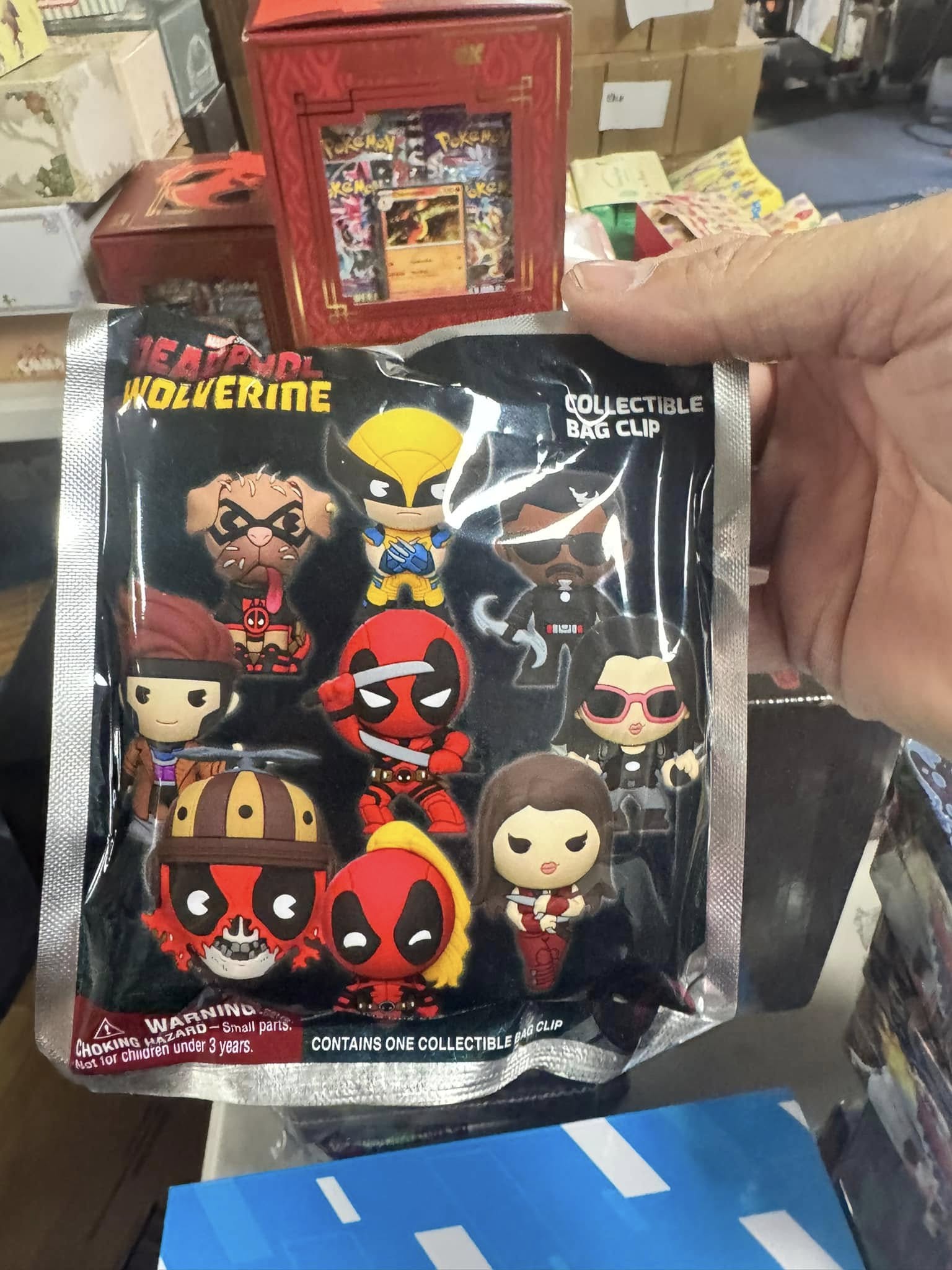 Monogram: 3D Figural Bag Clip MARVEL DEADPOOL & WOLVERINE Mystery Pack [1 RANDOM Figure]