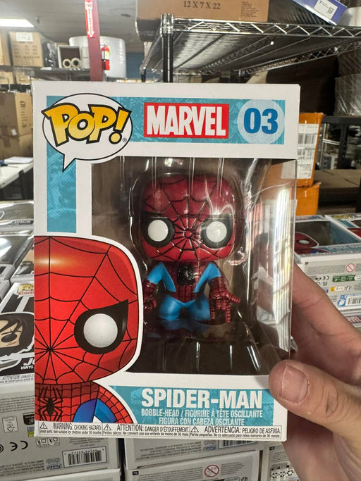 Funko POP! Marve Vinyl Bobble Head Figure - Spider Man Vinyl Figure