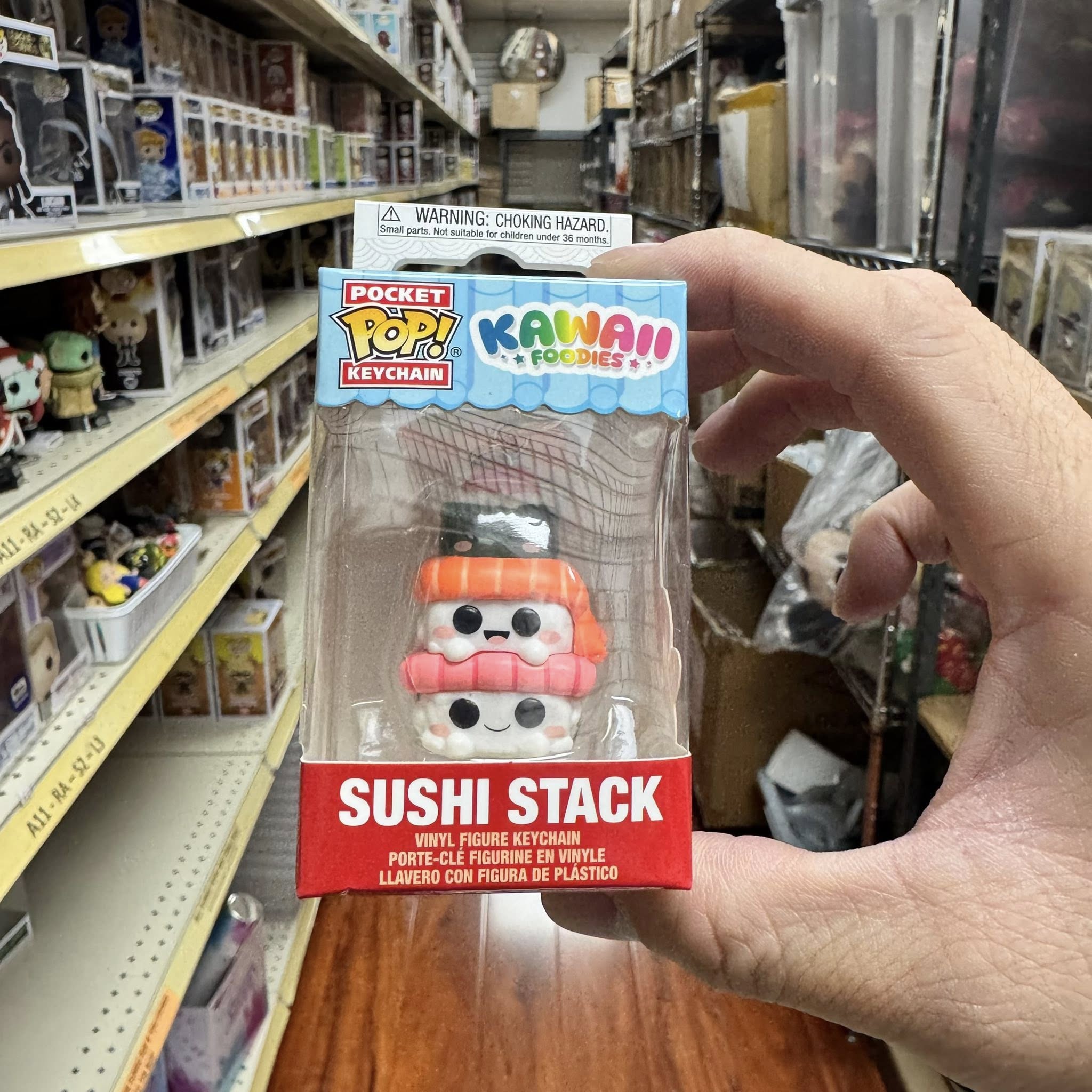 Funko POP! Keychain: Kawaii Foodies Sushi Stack Novelty Keyring - Collectable Mini Figure