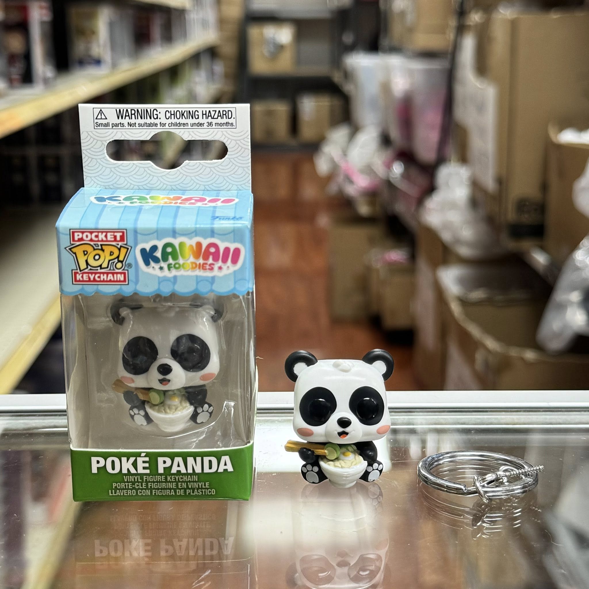 Funko POP! Keychain: Kawaii Foodie Poke Panda Novelty Keyring - Collectable Mini Figure