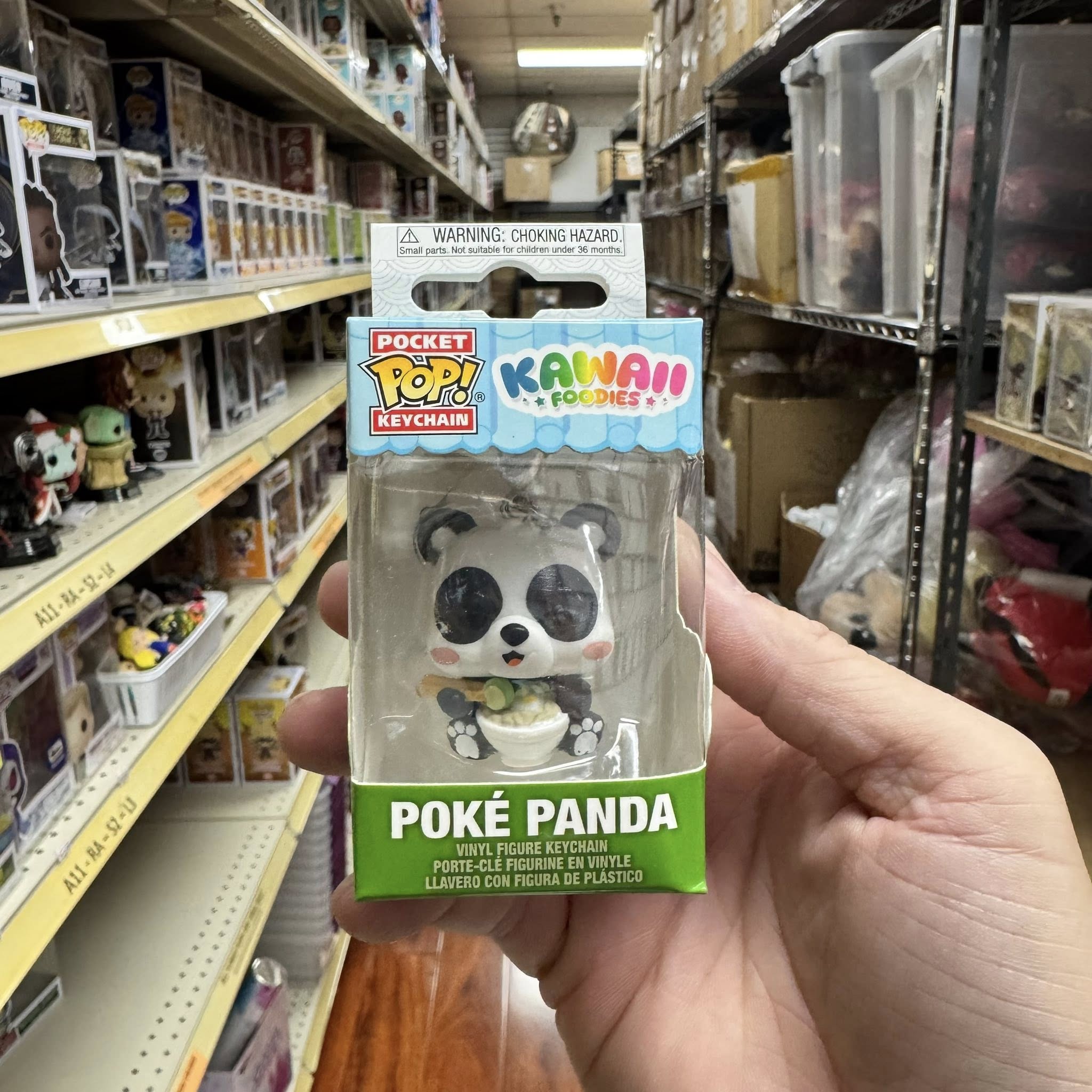 Funko POP! Keychain: Kawaii Foodie Poke Panda Novelty Keyring - Collectable Mini Figure