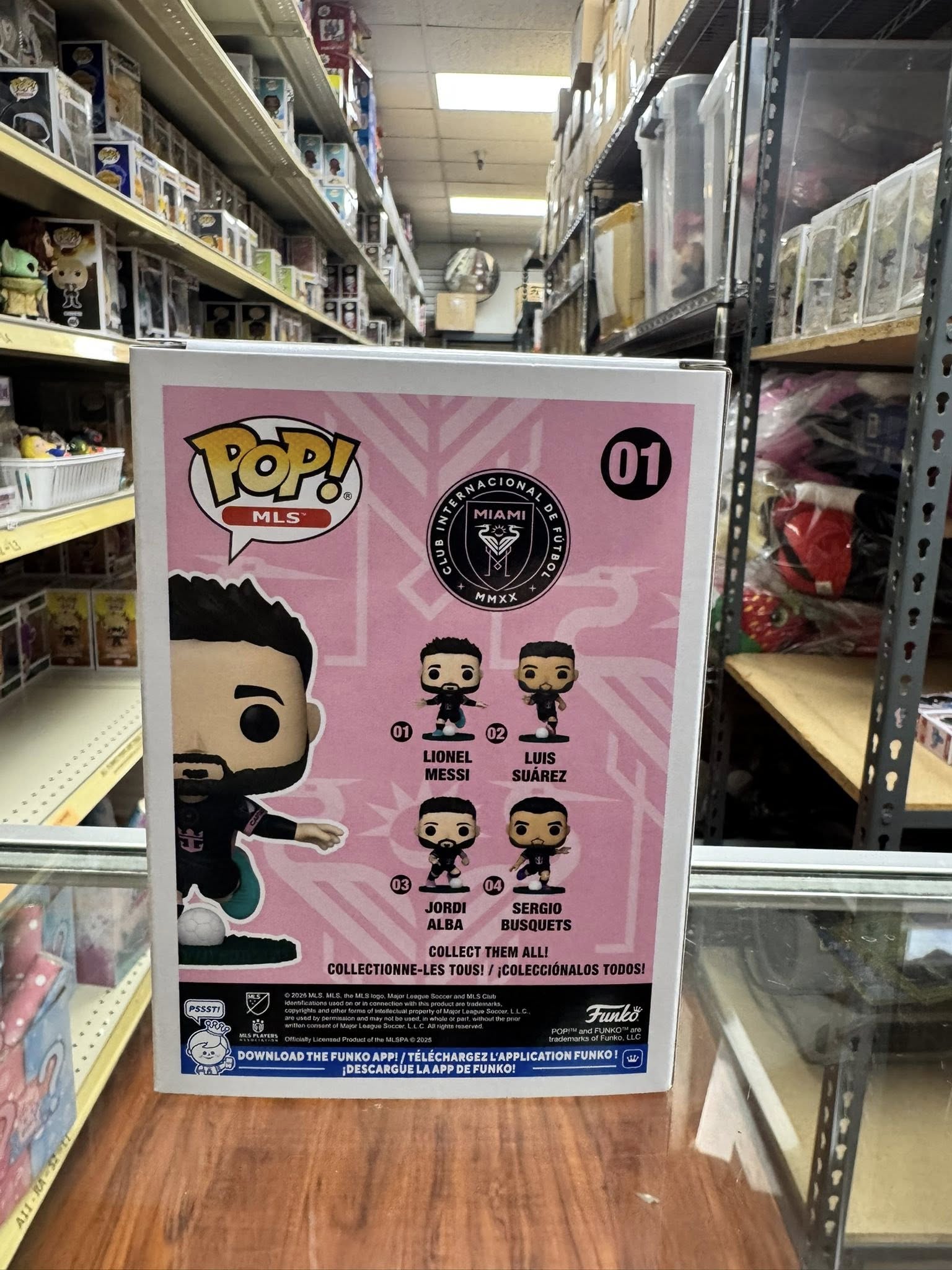 Funko Pop! MLS SOCCER MIAMI: LIONEL MESSI Vinyl Figure