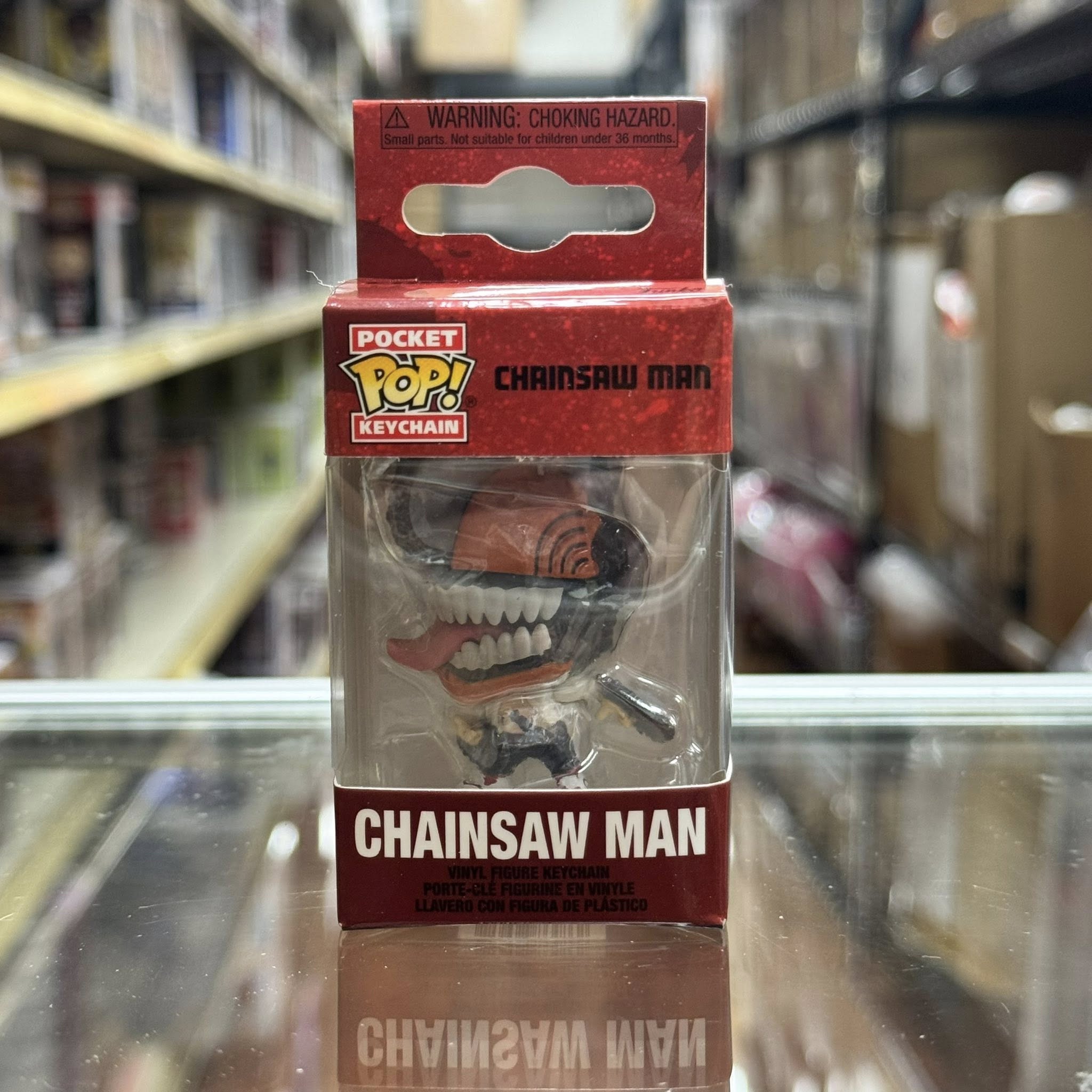 Funko POP! Keychain: Chainsaw Man Novelty Keyring - Collectable Mini Vinyl Figure