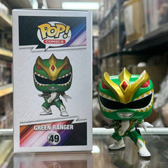 Funko Pop! COMICS Mighty Morphin Power Rangers: GREEN RANGER Vinyl Figure Entertainment Earth Exclusive #49
