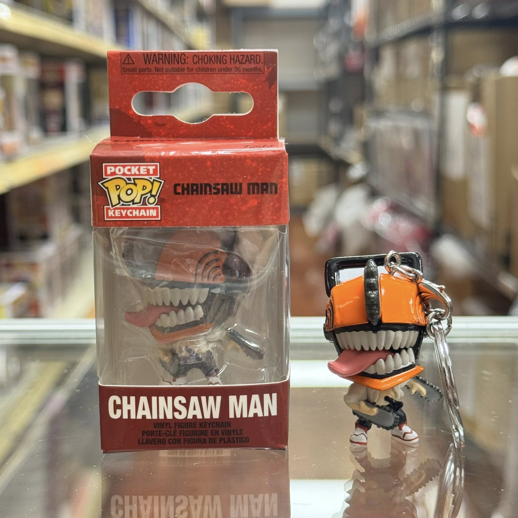 Funko POP! Keychain: Chainsaw Man Novelty Keyring - Collectable Mini Vinyl Figure