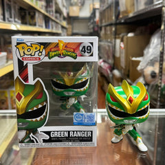 Funko Pop! COMICS Mighty Morphin Power Rangers: GREEN RANGER Vinyl Figure Entertainment Earth Exclusive #49