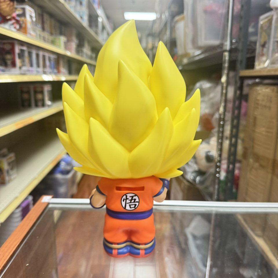 Monogram: Anime DragonballZ Super Saiyan Goku PVC Figural Coin Bank