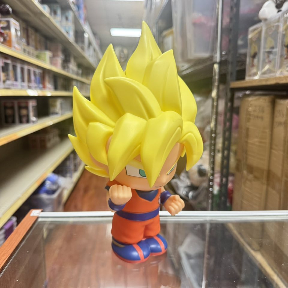 Monogram: Anime DragonballZ Super Saiyan Goku PVC Figural Coin Bank