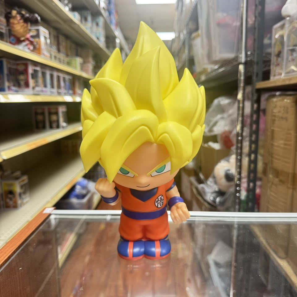 Monogram: Anime DragonballZ Super Saiyan Goku PVC Figural Coin Bank