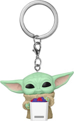 Funko Pop! Keychain: Mandalorian & Grogu - Grogu with snack - Collectable Vinyl Figure