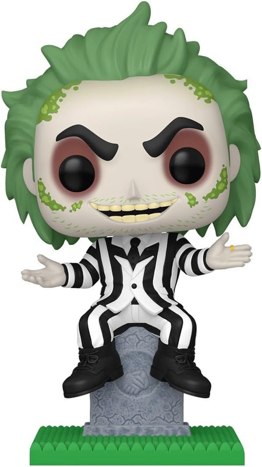 Funko POP Plus: Beetlejuice - Beetlejuice on Tombstone - Collectable Vinyl Figure