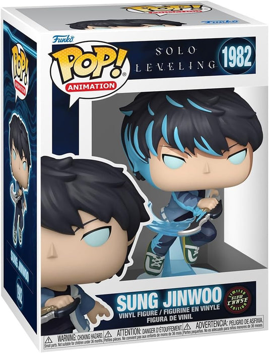Funko Pop! Animation: Solo Leveling - Sung Jinwoo Vinyl Figure #1982 (CHASE)