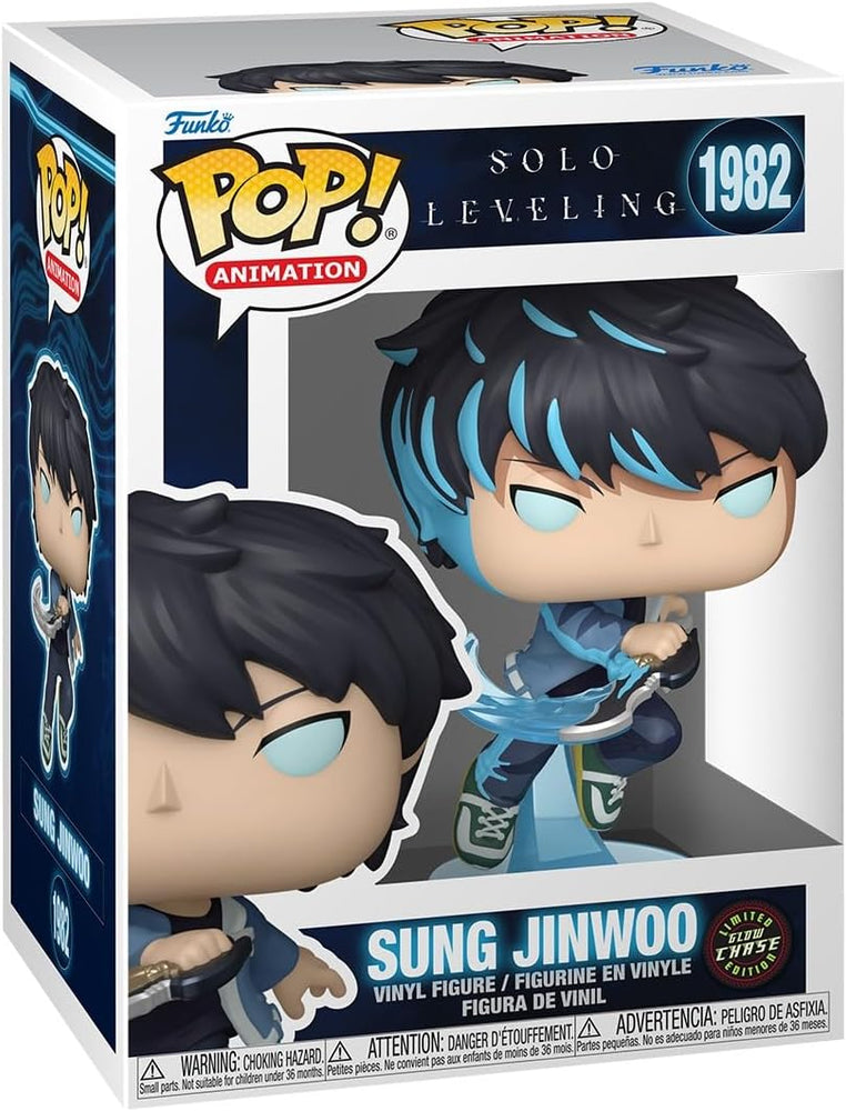 Funko Pop! Animation: Solo Leveling - Sung Jinwoo Vinyl Figure #1982 (CHASE)