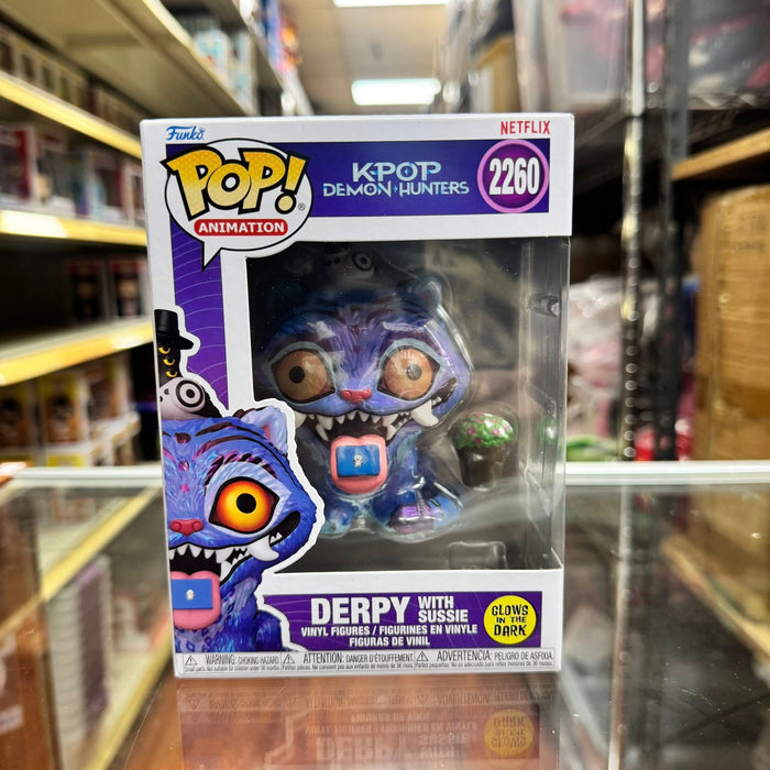 Funko Pop! Animation: K-POP DEMON HUNTERS DERPY WITH SUSSIE Vinyl Figure GITD #2260