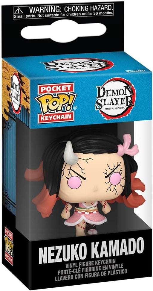 Funko POP Keychain: DS - Nezuko Kamado - (Demon Form) - Demon Slayer Vinyl Figure