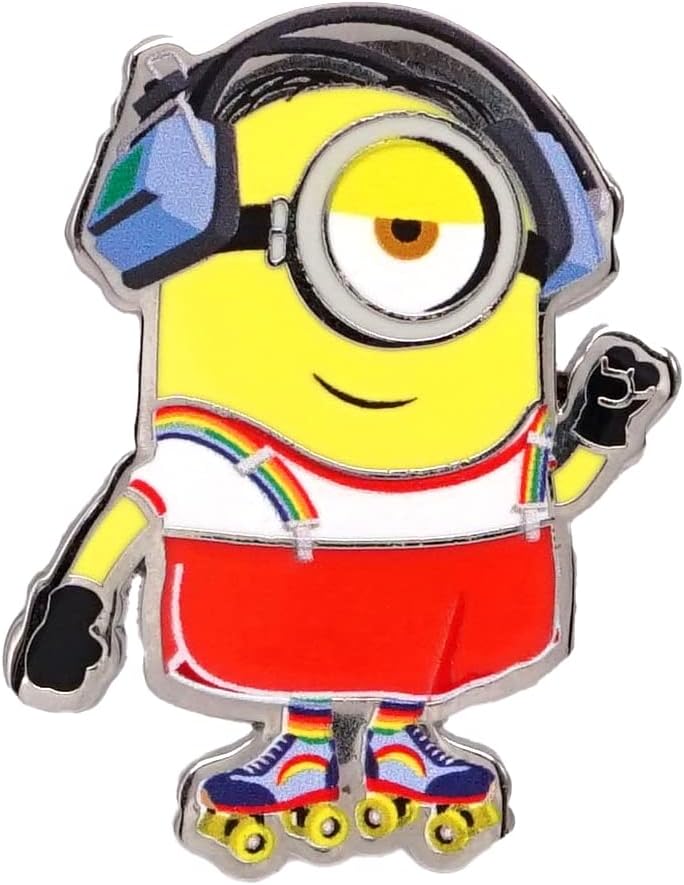 Monogram Universal Minions STUART ON ROLLER SKATES Enamel PIN