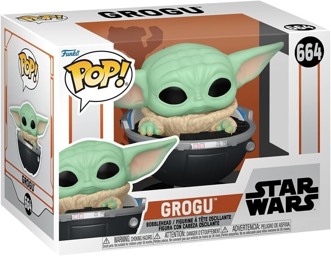 Funko POP! Vinyl: Star Wars: The Mandalorian S9 - Grogu - The Child - Baby Yoda - Collectable Vinyl Figure