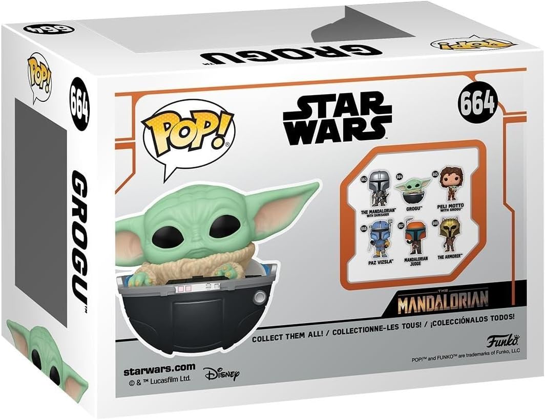 Funko POP! Vinyl: Star Wars: The Mandalorian S9 - Grogu - The Child - Baby Yoda - Collectable Vinyl Figure