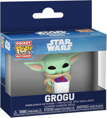 Funko Pop! Keychain: Mandalorian & Grogu - Grogu with snack - Collectable Vinyl Figure
